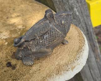Dhokra Bronze Fish Trinket Box