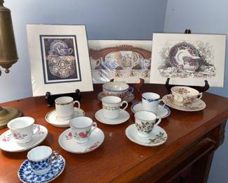 CAROLYN WATSON PRINTS,  Tea Cup and Suacer