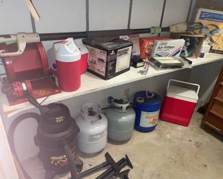 Rock tumbler, Electric Pole Saw, Attic Fan, Air Filter, Recessed light