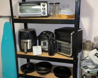 Wok, Toaster Oven, Air Fryers, Instant Pot, Cast Iron Skillet and Pot