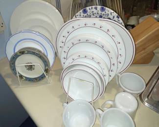 Wedgwood dishes, Corning Pyrex ware,