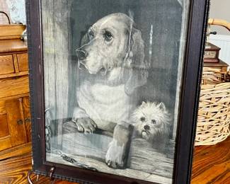 Antique Dog Picture