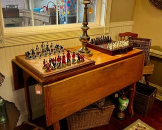 Oak Dropleaf Table