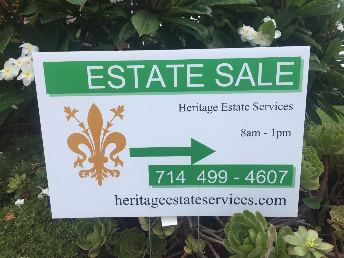 Follow our signs for great Estate Sales.