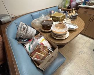 Vintage Banquette. 