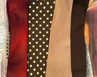 Men’s ties. 