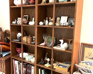 Vintage twin arch bookcases
