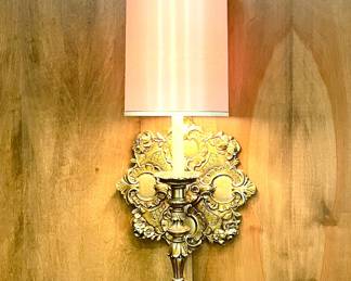 Hollywood Regency wall sconce lamp