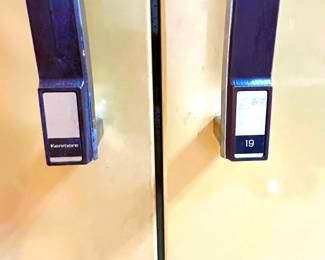 Vintage Kenmore side by side in Harvest Gold