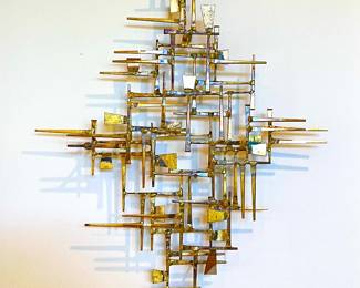 Mid Century Nail Art Sculpture by William Bowie