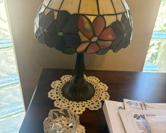 . . . great stained-glass lamp