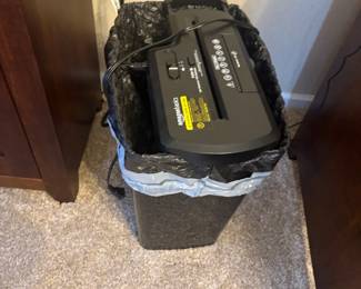 . . . Fellowes shredder