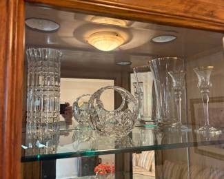 . . . crystal -- there are several pieces of Waterford