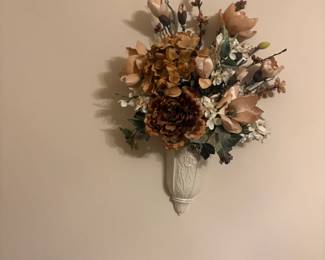 . . . floral sconce