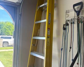 . . . Werner 8-foot fiberglass ladder