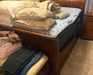 . . . awesome sleigh bed