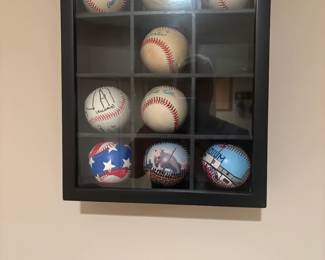 . . . autographed and other baseballs