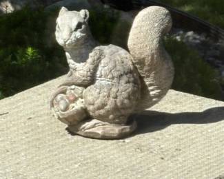 . . . cement squirrel