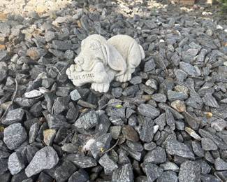 . . . cement dog