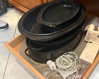. . . enamelware roasters