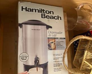 . . .Hamilton Beach coffee urn