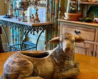 Old Italian Terra Cotta Sheep