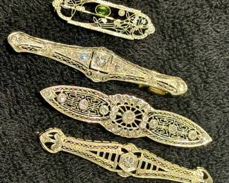 LARGE ANTIQUE BAR PINS