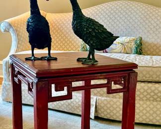 Antique bronze Chinese Peking Ducks