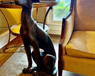 Pair of large polyform hounds