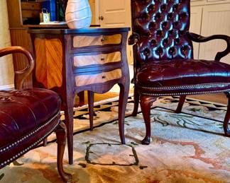 19th C marquetry Louis Chest