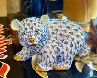 1970s HEREND BEAR CUB