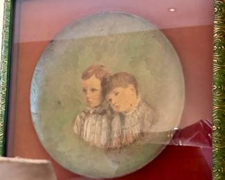 Victorian portrait plate