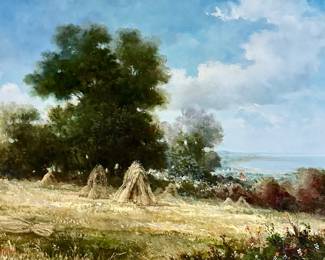English Signed landscape