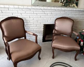 Pair of French Provincial Armchairs