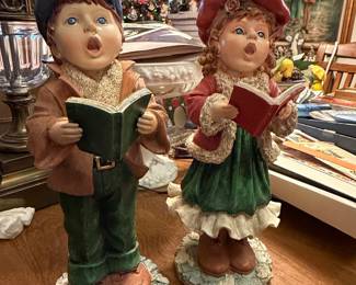 Collections Etc. Carolers Figurines