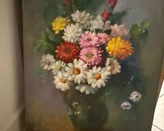 Floral Still Life Oil Painting by Rudolph Colao