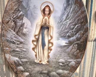 Our Lady of Lourdes Decorative Plate