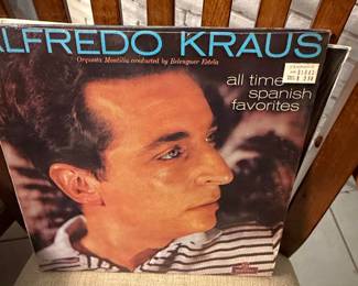 Alfredo Kraus All Time Spanish Favorites Vinyl Record