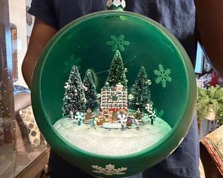 Mr. Christmas Animated Musical Gingerbread Village Ornament