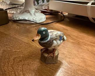Hand Carved and Painted Mallard Duck Decoy