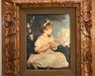 Reproduction of Sir Joshua Reynolds' 'The Age of Innocence'