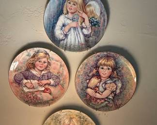 Collection of Four Sandra Kuck "Children of the World" Decorative Plates
