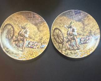 Charles Gehm 'Rumpelstiltsken' Collector Plates (Set of 2) - Konigszelt Bavaria