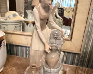 Nao by Lladro Porcelain Figurine - Girl with Water Jugs