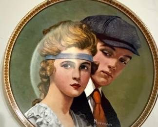 Norman Rockwell "Meeting on the Path" Collector Plate