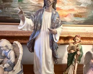 Lladro "The Holy Teacher" Jesus Christ Figurine