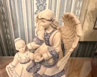 Sarah's Angels Angel and Child Figurine
