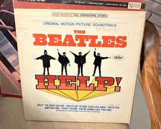 The Beatles "Help!" Original Motion Picture Soundtrack Vinyl Record - United Artists UAS 6366