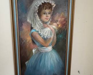 Portrait of a Young Girl by Guillois