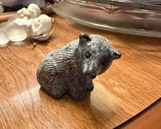 A Wolf Original Soapstone Bear Figurine